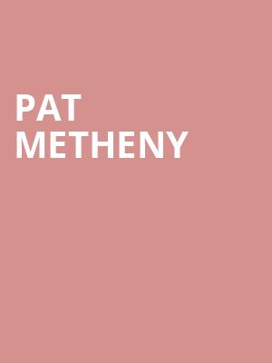 Pat Metheny, Steinmetz Hall, Orlando