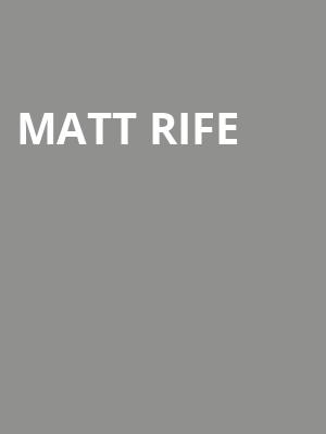 Matt Rife Poster