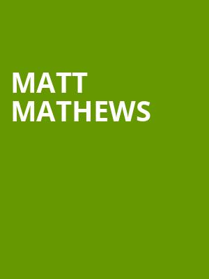 Matt Mathews, Hard Rock Live, Orlando