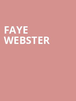 Faye Webster Poster