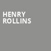 Henry Rollins, Plaza Theatre, Orlando
